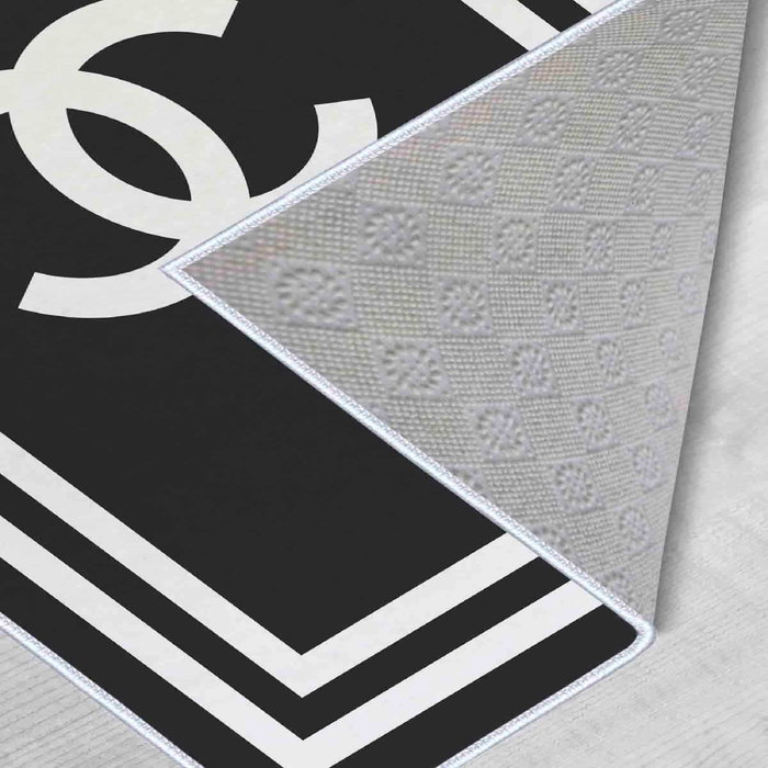 Conceptum Alfombra Hmnt755 Blanco y negro 120 x 180 cm